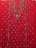 Red Kacha Tanka Shirt
