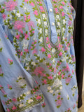 Blue Kacha Tanka Stitched Kurta
