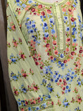 Spring Green Stitched Kurta