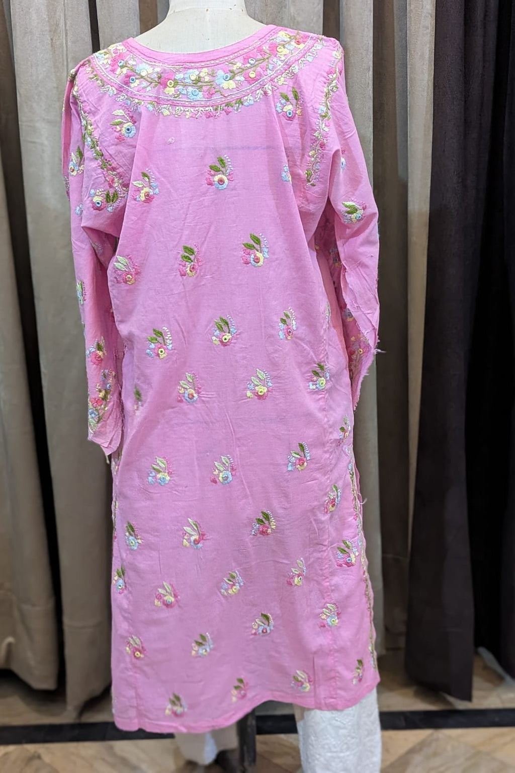 Pink Multi Stitched Kurta