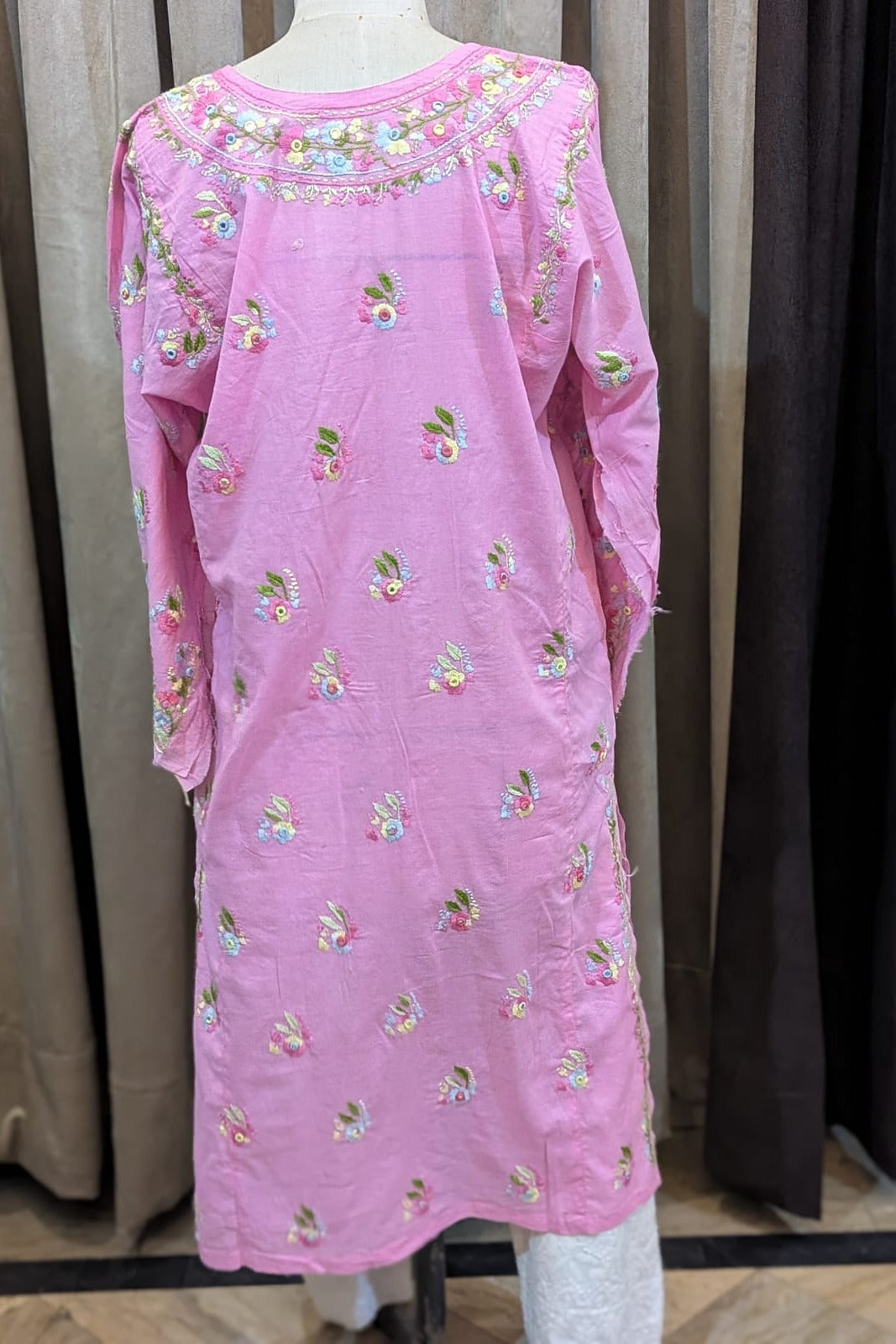 Pink Multi Stitched Kurta