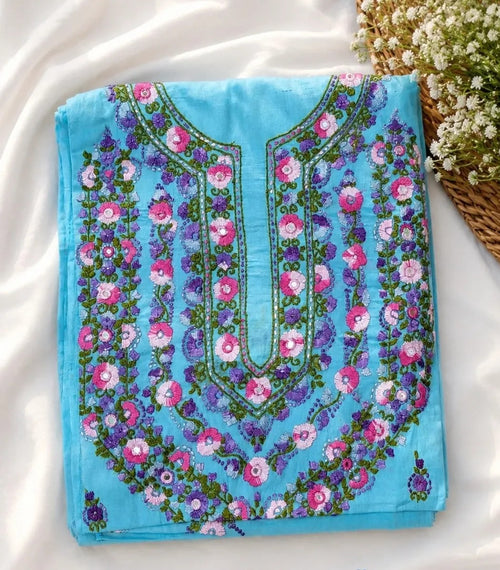 Bright Sky Blue Kurta