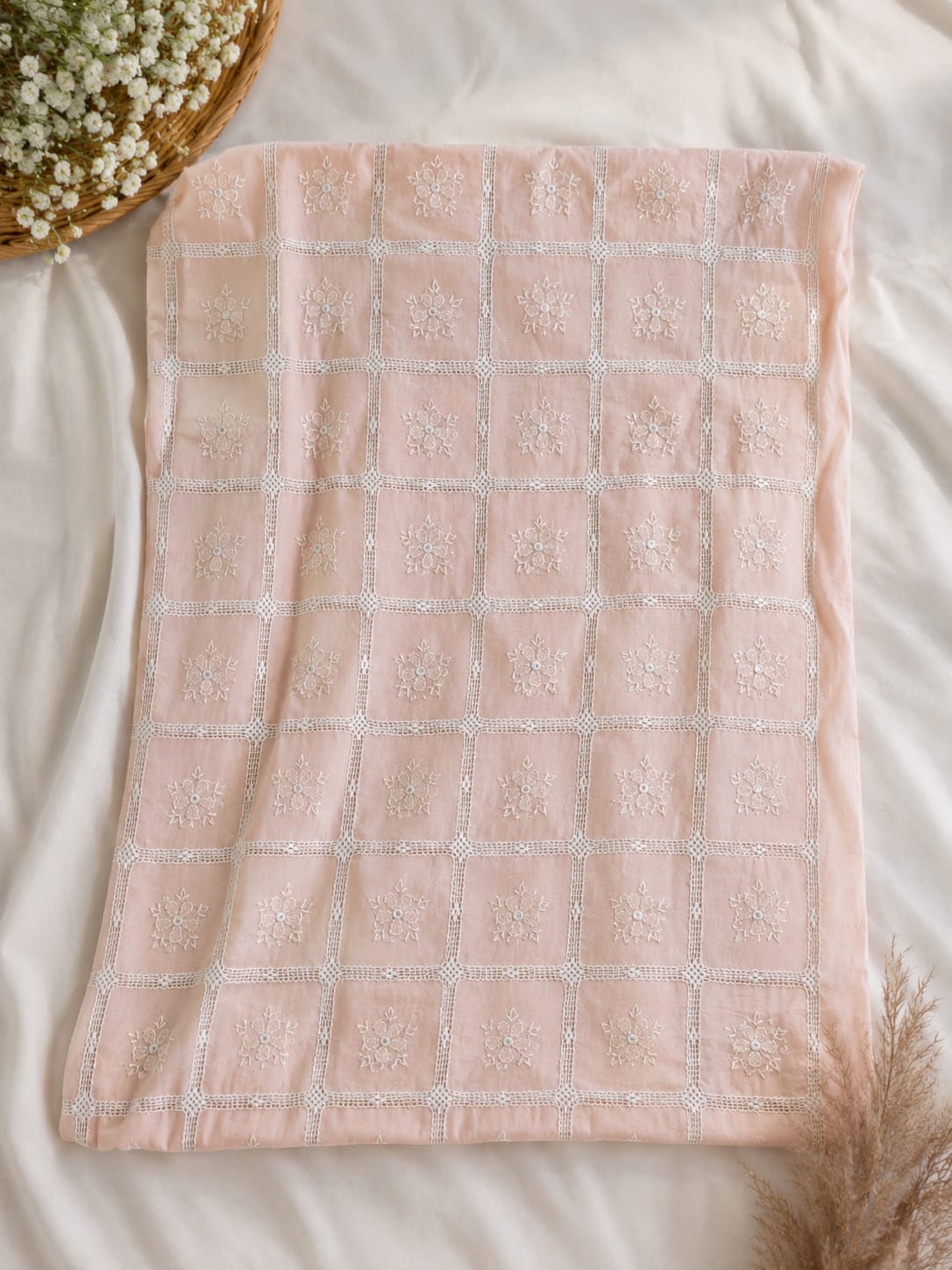 Powder Peach Tarkashi shirt